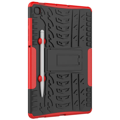 Tire Texture TPU+PC Shockproof Case  , with Holder & Pen Tray, For Samsung Galaxy S6 Lite