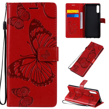3D Butterflies Embossing Pattern Horizontal Flip Leather Case with Holder & Card Slot & Wallet, For Sony Xperia L4, For Sony Xperia 10 II, For Xiaomi Redmi K30 Pro, For Samsung Galaxy A11, For Samsung Galaxy A21s, For Samsung Galaxy A31