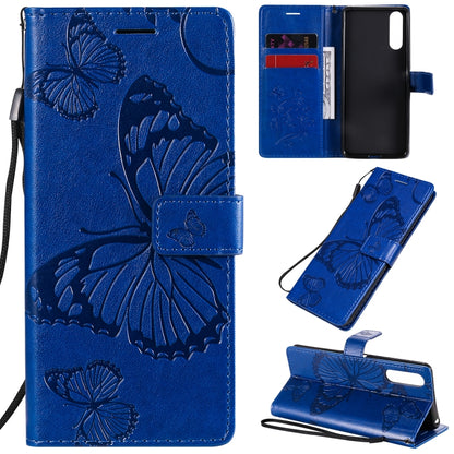 3D Butterflies Embossing Pattern Horizontal Flip Leather Case with Holder & Card Slot & Wallet, For Sony Xperia L4, For Sony Xperia 10 II, For Xiaomi Redmi K30 Pro, For Samsung Galaxy A11, For Samsung Galaxy A21s, For Samsung Galaxy A31