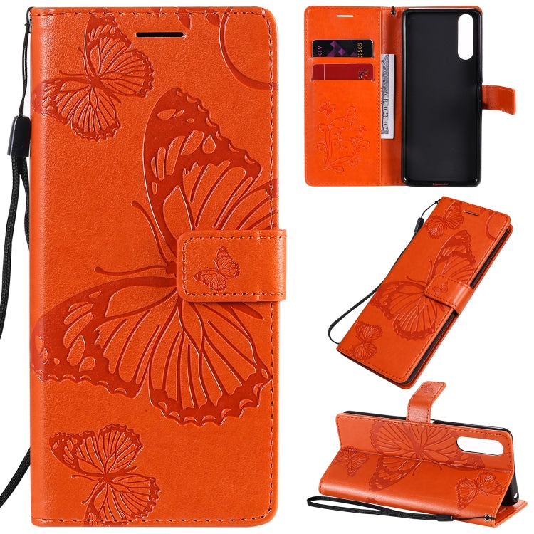 3D Butterflies Embossing Pattern Horizontal Flip Leather Case with Holder & Card Slot & Wallet, For Sony Xperia L4, For Sony Xperia 10 II, For Xiaomi Redmi K30 Pro, For Samsung Galaxy A11, For Samsung Galaxy A21s, For Samsung Galaxy A31