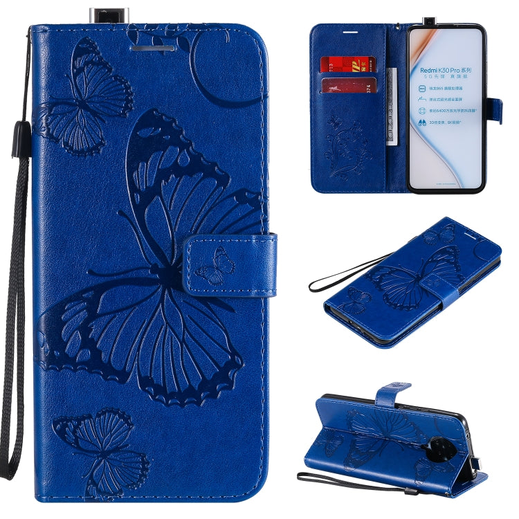 3D Butterflies Embossing Pattern Horizontal Flip Leather Case with Holder & Card Slot & Wallet, For Sony Xperia L4, For Sony Xperia 10 II, For Xiaomi Redmi K30 Pro, For Samsung Galaxy A11, For Samsung Galaxy A21s, For Samsung Galaxy A31