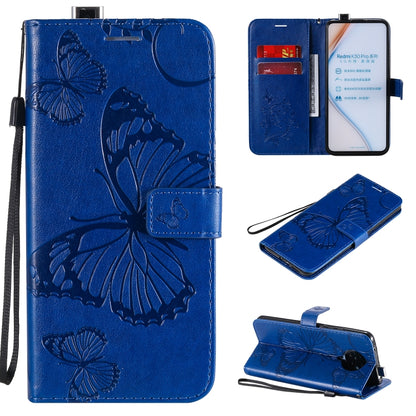 3D Butterflies Embossing Pattern Horizontal Flip Leather Case with Holder & Card Slot & Wallet, For Sony Xperia L4, For Sony Xperia 10 II, For Xiaomi Redmi K30 Pro, For Samsung Galaxy A11, For Samsung Galaxy A21s, For Samsung Galaxy A31