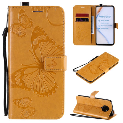 3D Butterflies Embossing Pattern Horizontal Flip Leather Case with Holder & Card Slot & Wallet, For Sony Xperia L4, For Sony Xperia 10 II, For Xiaomi Redmi K30 Pro, For Samsung Galaxy A11, For Samsung Galaxy A21s, For Samsung Galaxy A31