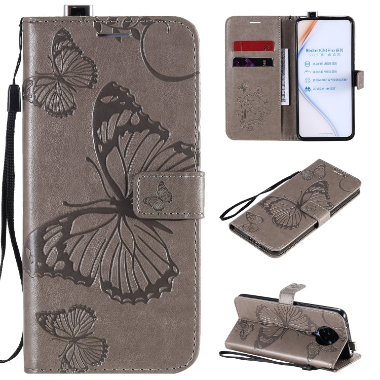 3D Butterflies Embossing Pattern Horizontal Flip Leather Case with Holder & Card Slot & Wallet, For Sony Xperia L4, For Sony Xperia 10 II, For Xiaomi Redmi K30 Pro, For Samsung Galaxy A11, For Samsung Galaxy A21s, For Samsung Galaxy A31