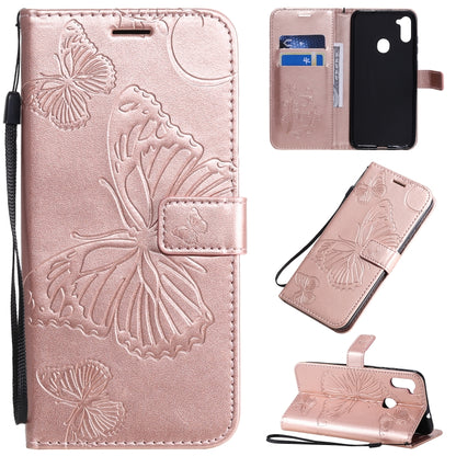 3D Butterflies Embossing Pattern Horizontal Flip Leather Case with Holder & Card Slot & Wallet, For Sony Xperia L4, For Sony Xperia 10 II, For Xiaomi Redmi K30 Pro, For Samsung Galaxy A11, For Samsung Galaxy A21s, For Samsung Galaxy A31