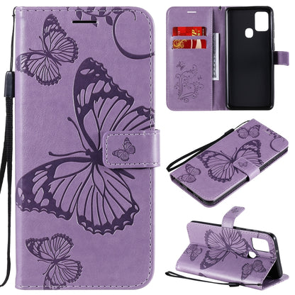 3D Butterflies Embossing Pattern Horizontal Flip Leather Case with Holder & Card Slot & Wallet, For Sony Xperia L4, For Sony Xperia 10 II, For Xiaomi Redmi K30 Pro, For Samsung Galaxy A11, For Samsung Galaxy A21s, For Samsung Galaxy A31
