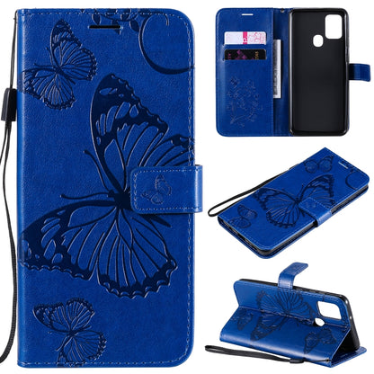 3D Butterflies Embossing Pattern Horizontal Flip Leather Case with Holder & Card Slot & Wallet, For Sony Xperia L4, For Sony Xperia 10 II, For Xiaomi Redmi K30 Pro, For Samsung Galaxy A11, For Samsung Galaxy A21s, For Samsung Galaxy A31