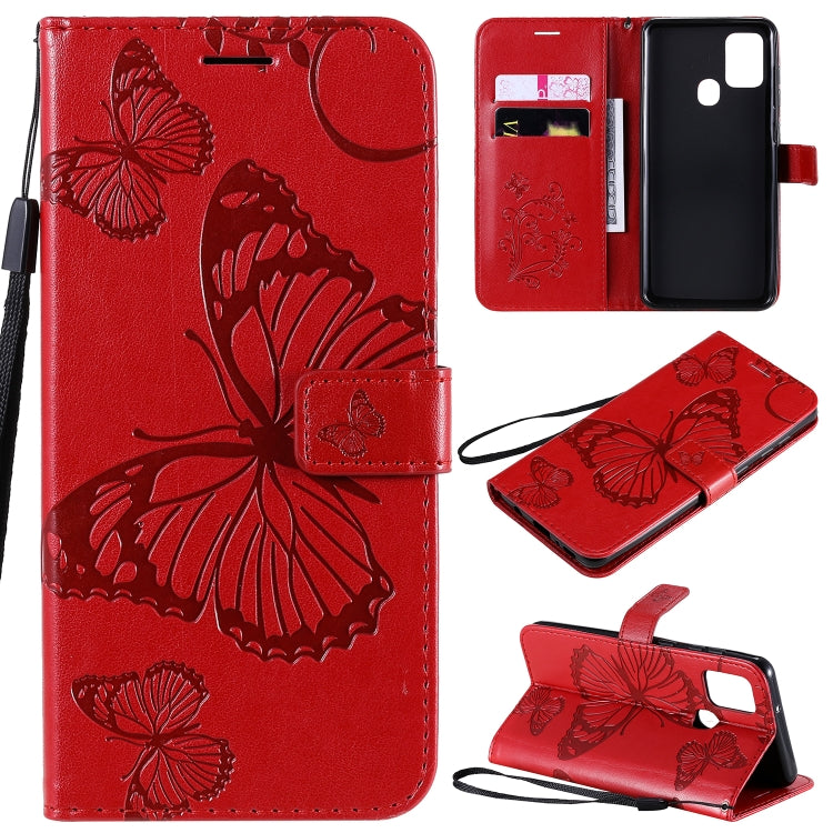 3D Butterflies Embossing Pattern Horizontal Flip Leather Case with Holder & Card Slot & Wallet, For Sony Xperia L4, For Sony Xperia 10 II, For Xiaomi Redmi K30 Pro, For Samsung Galaxy A11, For Samsung Galaxy A21s, For Samsung Galaxy A31