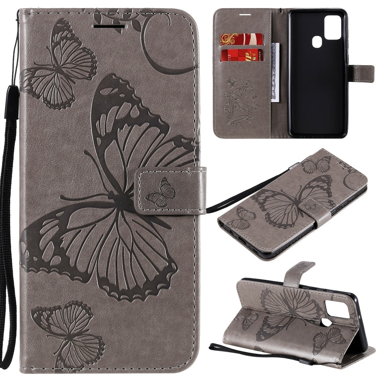 3D Butterflies Embossing Pattern Horizontal Flip Leather Case with Holder & Card Slot & Wallet, For Sony Xperia L4, For Sony Xperia 10 II, For Xiaomi Redmi K30 Pro, For Samsung Galaxy A11, For Samsung Galaxy A21s, For Samsung Galaxy A31