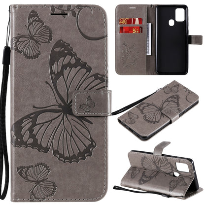 3D Butterflies Embossing Pattern Horizontal Flip Leather Case with Holder & Card Slot & Wallet, For Sony Xperia L4, For Sony Xperia 10 II, For Xiaomi Redmi K30 Pro, For Samsung Galaxy A11, For Samsung Galaxy A21s, For Samsung Galaxy A31