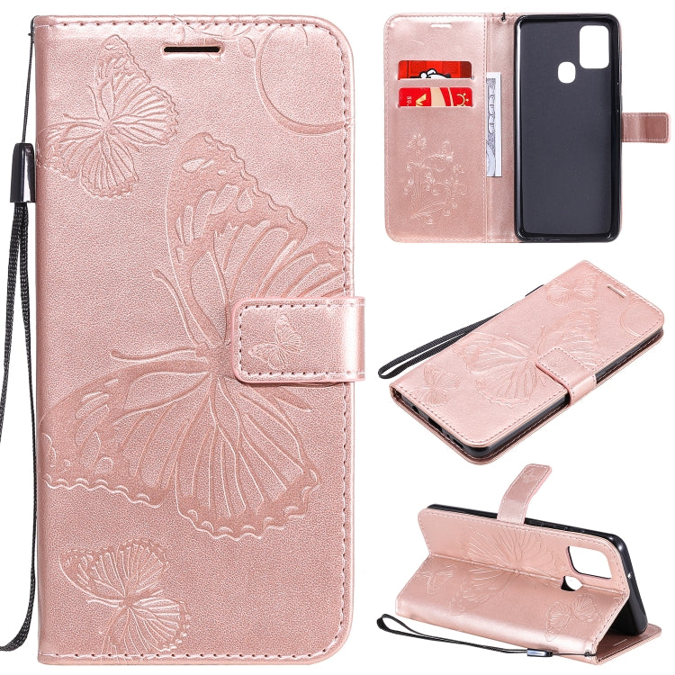 3D Butterflies Embossing Pattern Horizontal Flip Leather Case with Holder & Card Slot & Wallet, For Sony Xperia L4, For Sony Xperia 10 II, For Xiaomi Redmi K30 Pro, For Samsung Galaxy A11, For Samsung Galaxy A21s, For Samsung Galaxy A31