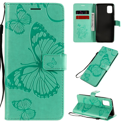 3D Butterflies Embossing Pattern Horizontal Flip Leather Case with Holder & Card Slot & Wallet, For Sony Xperia L4, For Sony Xperia 10 II, For Xiaomi Redmi K30 Pro, For Samsung Galaxy A11, For Samsung Galaxy A21s, For Samsung Galaxy A31