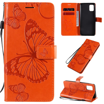 3D Butterflies Embossing Pattern Horizontal Flip Leather Case with Holder & Card Slot & Wallet, For Sony Xperia L4, For Sony Xperia 10 II, For Xiaomi Redmi K30 Pro, For Samsung Galaxy A11, For Samsung Galaxy A21s, For Samsung Galaxy A31