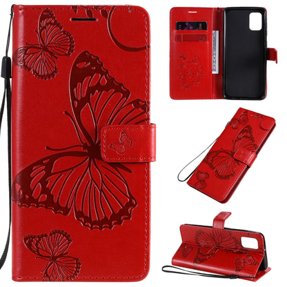 3D Butterflies Embossing Pattern Horizontal Flip Leather Case with Holder & Card Slot & Wallet, For Sony Xperia L4, For Sony Xperia 10 II, For Xiaomi Redmi K30 Pro, For Samsung Galaxy A11, For Samsung Galaxy A21s, For Samsung Galaxy A31