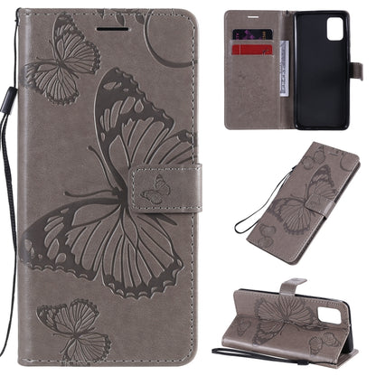3D Butterflies Embossing Pattern Horizontal Flip Leather Case with Holder & Card Slot & Wallet, For Sony Xperia L4, For Sony Xperia 10 II, For Xiaomi Redmi K30 Pro, For Samsung Galaxy A11, For Samsung Galaxy A21s, For Samsung Galaxy A31