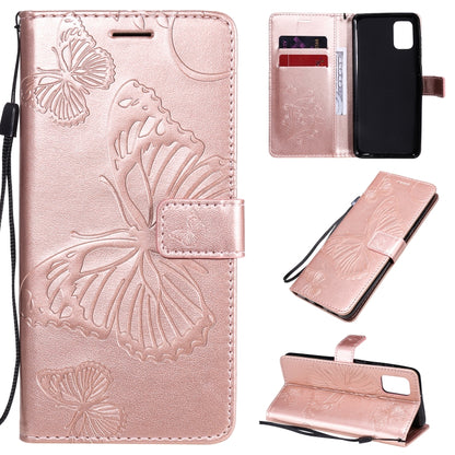 3D Butterflies Embossing Pattern Horizontal Flip Leather Case with Holder & Card Slot & Wallet, For Sony Xperia L4, For Sony Xperia 10 II, For Xiaomi Redmi K30 Pro, For Samsung Galaxy A11, For Samsung Galaxy A21s, For Samsung Galaxy A31