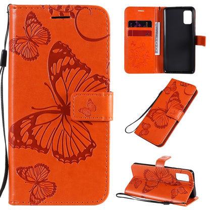 3D Butterflies Embossing Pattern Horizontal Flip Leather Case with Holder & Card Slot & Wallet, For Samsung Galaxy A41, For Samsung Galaxy A51 5G, For Samsung Galaxy A71 5G, For Huawei Nova 7, For Huawei Nova 7 Pro, For Huawei Nova 7 SE / P40 Lite 5G