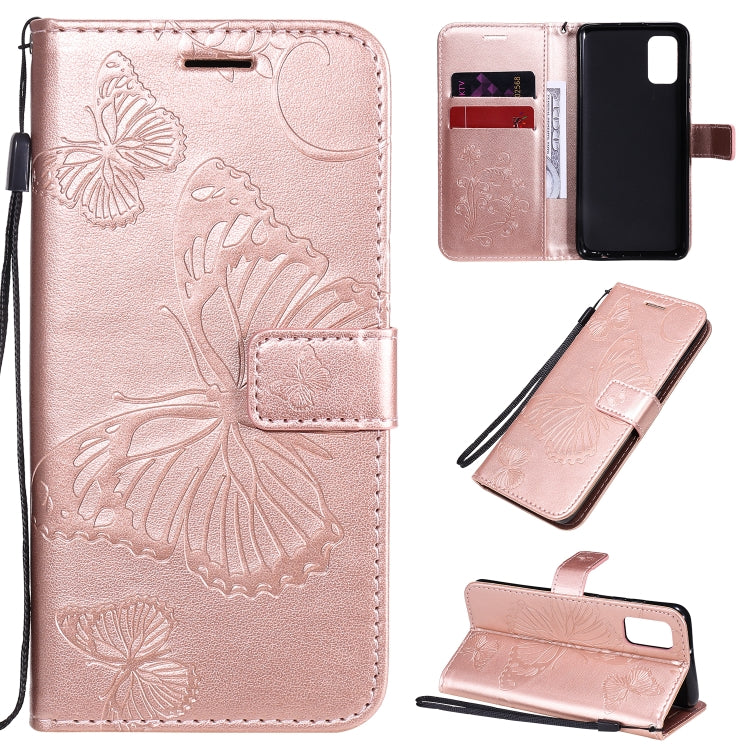 3D Butterflies Embossing Pattern Horizontal Flip Leather Case with Holder & Card Slot & Wallet, For Samsung Galaxy A41, For Samsung Galaxy A51 5G, For Samsung Galaxy A71 5G, For Huawei Nova 7, For Huawei Nova 7 Pro, For Huawei Nova 7 SE / P40 Lite 5G