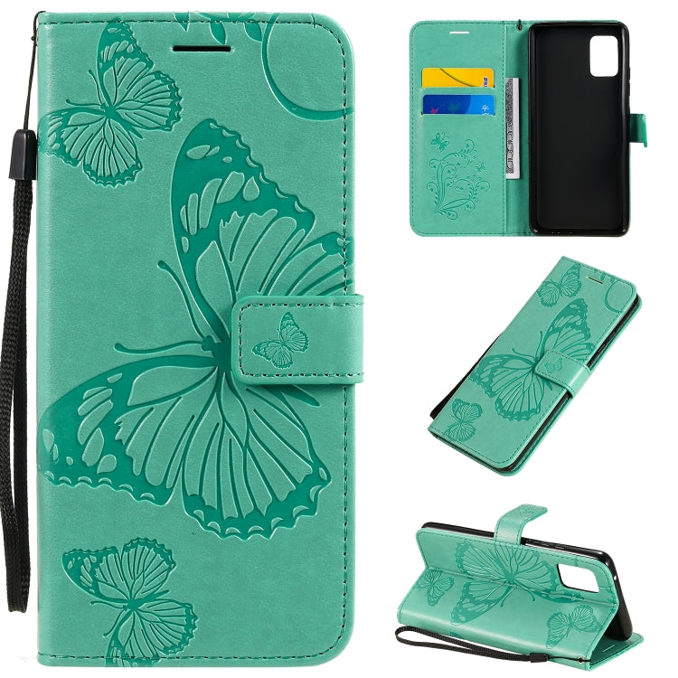 3D Butterflies Embossing Pattern Horizontal Flip Leather Case with Holder & Card Slot & Wallet, For Samsung Galaxy A41, For Samsung Galaxy A51 5G, For Samsung Galaxy A71 5G, For Huawei Nova 7, For Huawei Nova 7 Pro, For Huawei Nova 7 SE / P40 Lite 5G