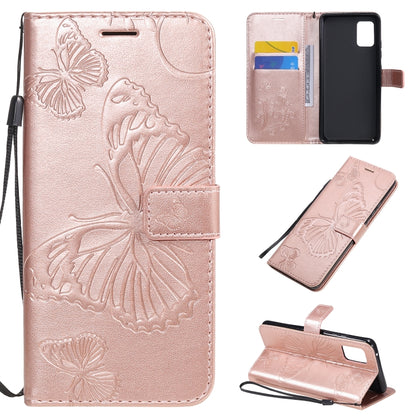 3D Butterflies Embossing Pattern Horizontal Flip Leather Case with Holder & Card Slot & Wallet, For Samsung Galaxy A41, For Samsung Galaxy A51 5G, For Samsung Galaxy A71 5G, For Huawei Nova 7, For Huawei Nova 7 Pro, For Huawei Nova 7 SE / P40 Lite 5G