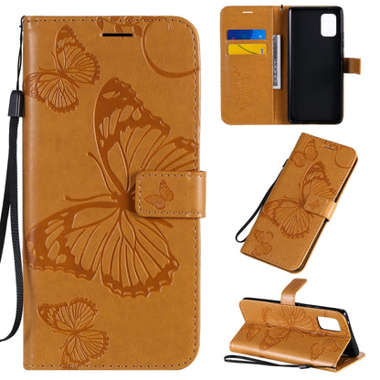 3D Butterflies Embossing Pattern Horizontal Flip Leather Case with Holder & Card Slot & Wallet, For Samsung Galaxy A41, For Samsung Galaxy A51 5G, For Samsung Galaxy A71 5G, For Huawei Nova 7, For Huawei Nova 7 Pro, For Huawei Nova 7 SE / P40 Lite 5G
