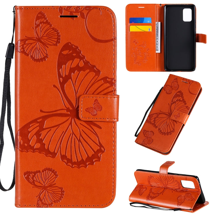 3D Butterflies Embossing Pattern Horizontal Flip Leather Case with Holder & Card Slot & Wallet, For Samsung Galaxy A41, For Samsung Galaxy A51 5G, For Samsung Galaxy A71 5G, For Huawei Nova 7, For Huawei Nova 7 Pro, For Huawei Nova 7 SE / P40 Lite 5G
