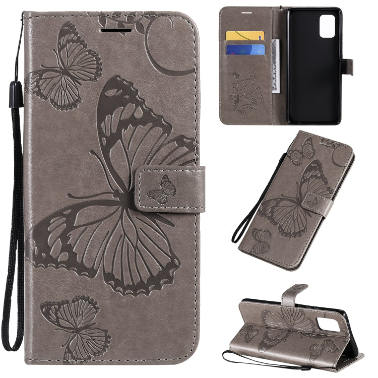 3D Butterflies Embossing Pattern Horizontal Flip Leather Case with Holder & Card Slot & Wallet, For Samsung Galaxy A41, For Samsung Galaxy A51 5G, For Samsung Galaxy A71 5G, For Huawei Nova 7, For Huawei Nova 7 Pro, For Huawei Nova 7 SE / P40 Lite 5G