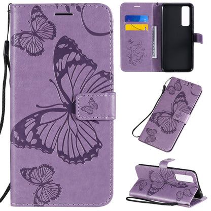 3D Butterflies Embossing Pattern Horizontal Flip Leather Case with Holder & Card Slot & Wallet, For Samsung Galaxy A41, For Samsung Galaxy A51 5G, For Samsung Galaxy A71 5G, For Huawei Nova 7, For Huawei Nova 7 Pro, For Huawei Nova 7 SE / P40 Lite 5G
