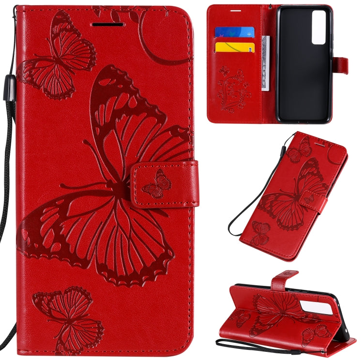 3D Butterflies Embossing Pattern Horizontal Flip Leather Case with Holder & Card Slot & Wallet, For Samsung Galaxy A41, For Samsung Galaxy A51 5G, For Samsung Galaxy A71 5G, For Huawei Nova 7, For Huawei Nova 7 Pro, For Huawei Nova 7 SE / P40 Lite 5G