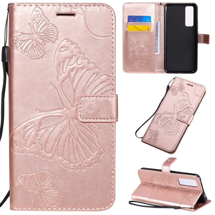 3D Butterflies Embossing Pattern Horizontal Flip Leather Case with Holder & Card Slot & Wallet, For Samsung Galaxy A41, For Samsung Galaxy A51 5G, For Samsung Galaxy A71 5G, For Huawei Nova 7, For Huawei Nova 7 Pro, For Huawei Nova 7 SE / P40 Lite 5G