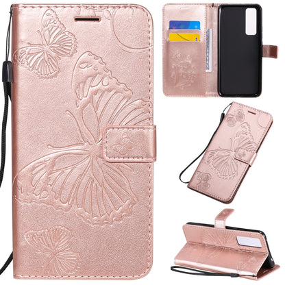 3D Butterflies Embossing Pattern Horizontal Flip Leather Case with Holder & Card Slot & Wallet, For Samsung Galaxy A41, For Samsung Galaxy A51 5G, For Samsung Galaxy A71 5G, For Huawei Nova 7, For Huawei Nova 7 Pro, For Huawei Nova 7 SE / P40 Lite 5G
