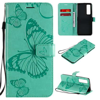 3D Butterflies Embossing Pattern Horizontal Flip Leather Case with Holder & Card Slot & Wallet, For Samsung Galaxy A41, For Samsung Galaxy A51 5G, For Samsung Galaxy A71 5G, For Huawei Nova 7, For Huawei Nova 7 Pro, For Huawei Nova 7 SE / P40 Lite 5G