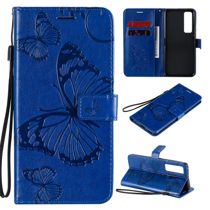 3D Butterflies Embossing Pattern Horizontal Flip Leather Case with Holder & Card Slot & Wallet, For Samsung Galaxy A41, For Samsung Galaxy A51 5G, For Samsung Galaxy A71 5G, For Huawei Nova 7, For Huawei Nova 7 Pro, For Huawei Nova 7 SE / P40 Lite 5G