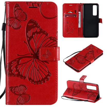 3D Butterflies Embossing Pattern Horizontal Flip Leather Case with Holder & Card Slot & Wallet, For Samsung Galaxy A41, For Samsung Galaxy A51 5G, For Samsung Galaxy A71 5G, For Huawei Nova 7, For Huawei Nova 7 Pro, For Huawei Nova 7 SE / P40 Lite 5G