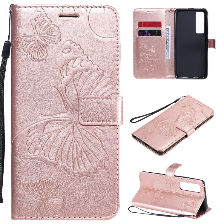 3D Butterflies Embossing Pattern Horizontal Flip Leather Case with Holder & Card Slot & Wallet, For Samsung Galaxy A41, For Samsung Galaxy A51 5G, For Samsung Galaxy A71 5G, For Huawei Nova 7, For Huawei Nova 7 Pro, For Huawei Nova 7 SE / P40 Lite 5G