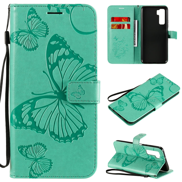 3D Butterflies Embossing Pattern Horizontal Flip Leather Case with Holder & Card Slot & Wallet, For Samsung Galaxy A41, For Samsung Galaxy A51 5G, For Samsung Galaxy A71 5G, For Huawei Nova 7, For Huawei Nova 7 Pro, For Huawei Nova 7 SE / P40 Lite 5G