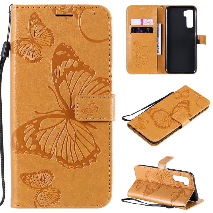 3D Butterflies Embossing Pattern Horizontal Flip Leather Case with Holder & Card Slot & Wallet, For Samsung Galaxy A41, For Samsung Galaxy A51 5G, For Samsung Galaxy A71 5G, For Huawei Nova 7, For Huawei Nova 7 Pro, For Huawei Nova 7 SE / P40 Lite 5G