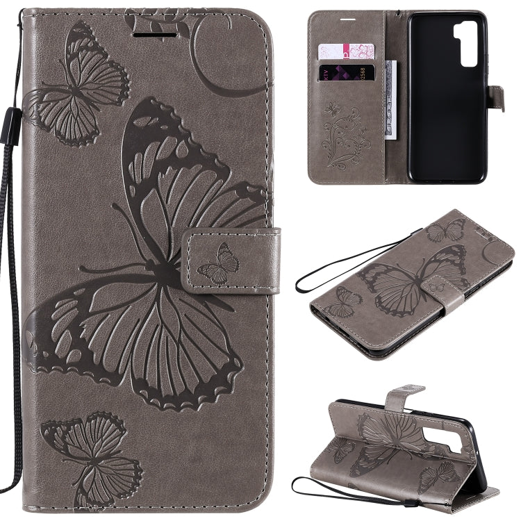 3D Butterflies Embossing Pattern Horizontal Flip Leather Case with Holder & Card Slot & Wallet, For Samsung Galaxy A41, For Samsung Galaxy A51 5G, For Samsung Galaxy A71 5G, For Huawei Nova 7, For Huawei Nova 7 Pro, For Huawei Nova 7 SE / P40 Lite 5G