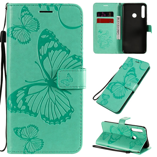 3D Butterflies Embossing Pattern Horizontal Flip Leather Case with Holder & Card Slot & Wallet, For Huawei Y7P / P40 Lite E / Honor 9C, For Huawei P Smart(2020), For Huawei Y5P / Honor 9s, For Huawei Y6P, For Huawei Honor 9A