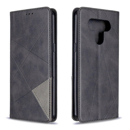 Rhombus Texture Horizontal Flip Magnetic Leather Case with Holder & Card Slots & Wallet, For LG K51, For Huawei Y5P / Honor 9S, For Huawei Honor 9A, For Samsung Galaxy A31, For Sony Xperia L4