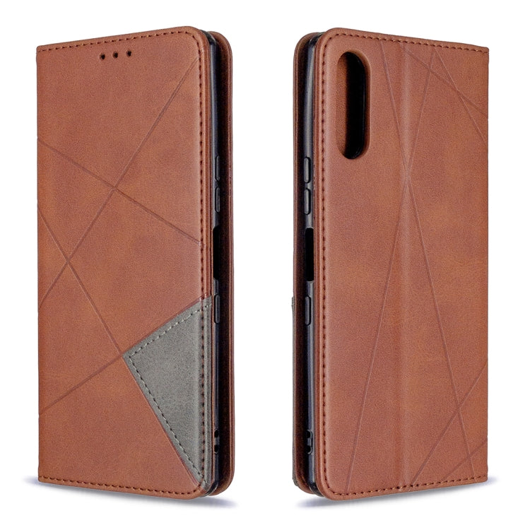 Rhombus Texture Horizontal Flip Magnetic Leather Case with Holder & Card Slots & Wallet, For LG K51, For Huawei Y5P / Honor 9S, For Huawei Honor 9A, For Samsung Galaxy A31, For Sony Xperia L4