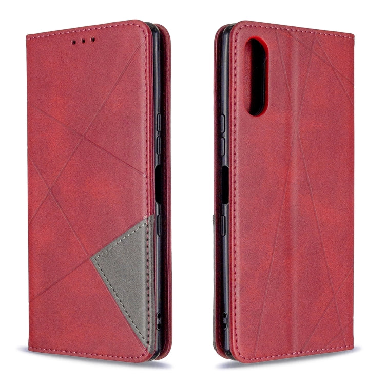 Rhombus Texture Horizontal Flip Magnetic Leather Case with Holder & Card Slots & Wallet, For LG K51, For Huawei Y5P / Honor 9S, For Huawei Honor 9A, For Samsung Galaxy A31, For Sony Xperia L4