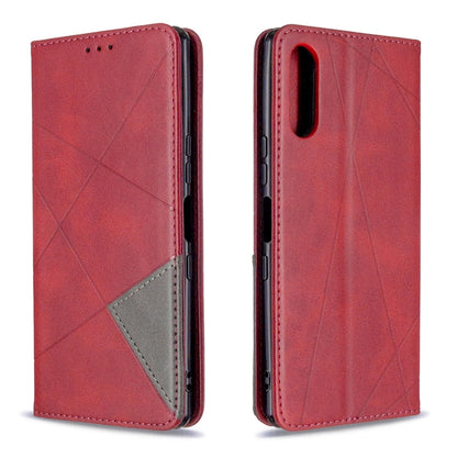 Rhombus Texture Horizontal Flip Magnetic Leather Case with Holder & Card Slots & Wallet, For LG K51, For Huawei Y5P / Honor 9S, For Huawei Honor 9A, For Samsung Galaxy A31, For Sony Xperia L4