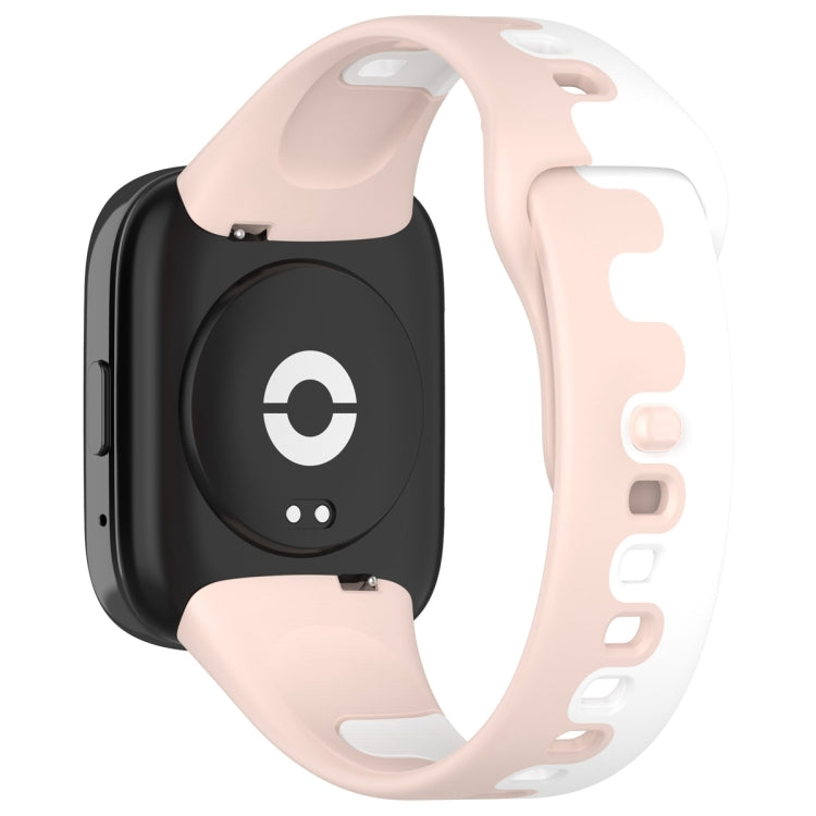 Stitching Two Color Silicone Watch Band, For Redmi Watch 3 Lite