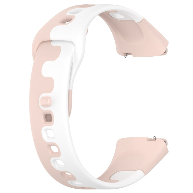 Stitching Two Color Silicone Watch Band, For Redmi Watch 3 Lite