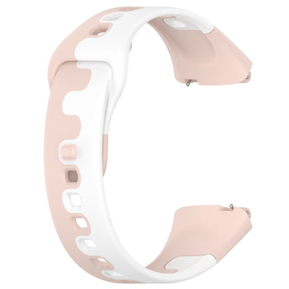 Stitching Two Color Silicone Watch Band, For Redmi Watch 3 Lite