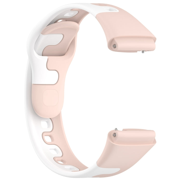 Stitching Two Color Silicone Watch Band, For Redmi Watch 3 Lite