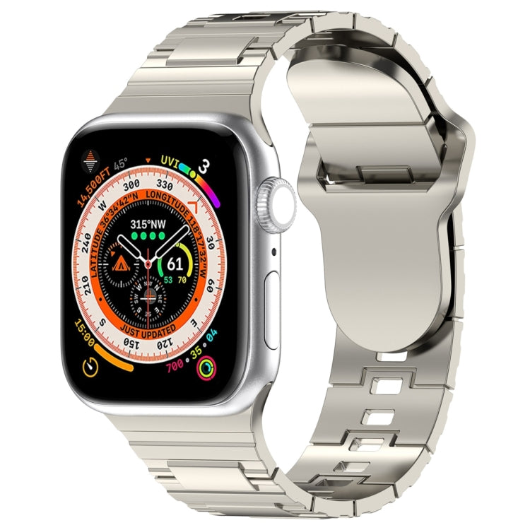 Square Buckle Armor Style Silicone Watch Band, For Apple Watch SE 2023 44mm, For Apple Watch Ultra 49mm, For Apple Watch 8 41mm