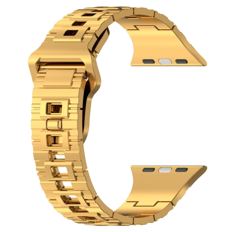 Square Buckle Armor Style Silicone Watch Band, For Apple Watch SE 2023 44mm, For Apple Watch Ultra 49mm, For Apple Watch 8 41mm