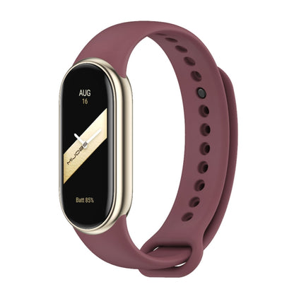 Mijobs Solid Color Silicone Watch Band, For Xiaomi Smart Band 10 / 9 / 8